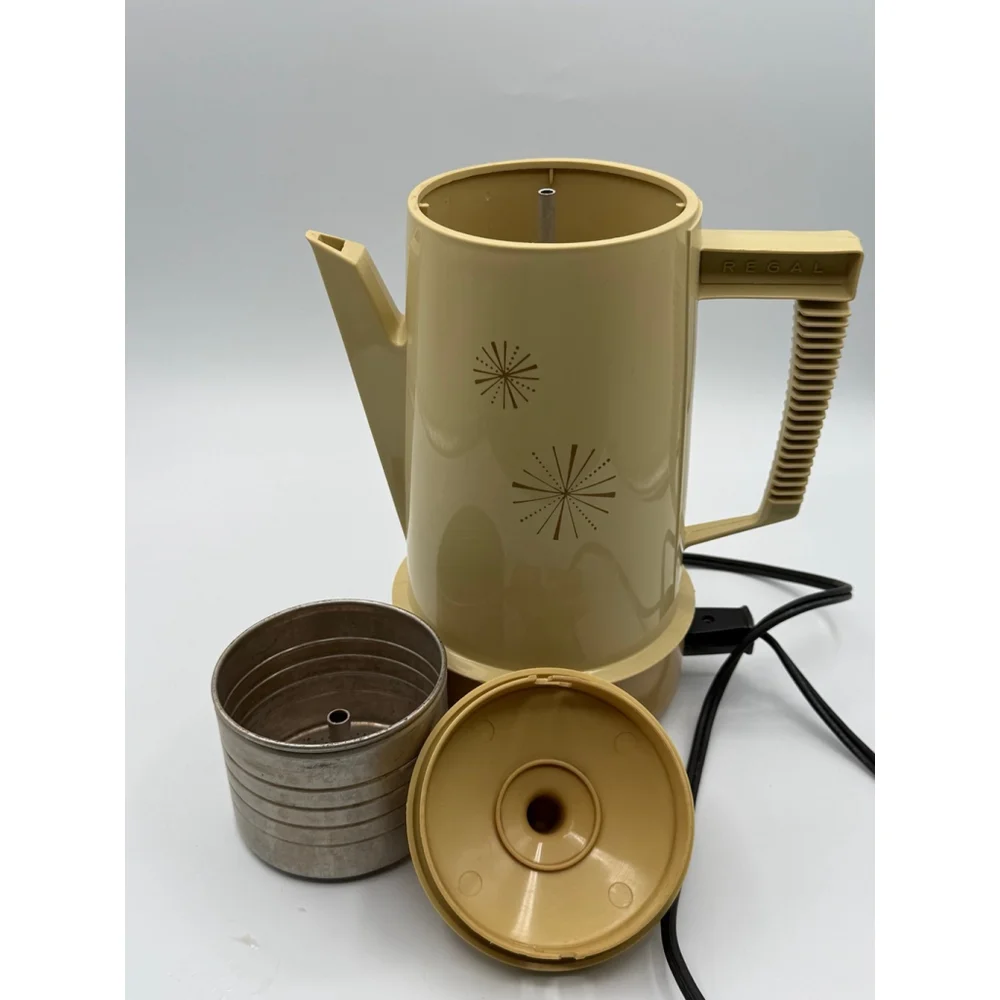 Electric Coffee Percolator — Cream
